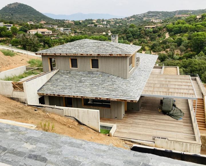 Travaux de lauze Corse
